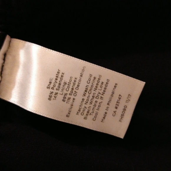 T by Talbot's black/white checked active skirt Sz MP - Picture 10 of 10